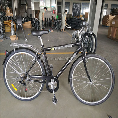 Взрослый гибридный велосипед 700C 6 скорости Lady City Cruiser велосипед с валовым весом 17 кг