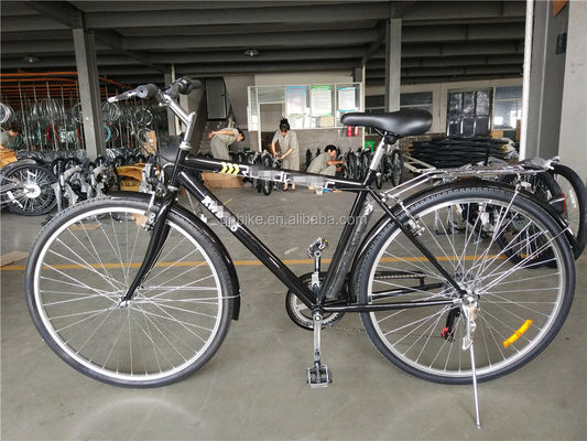 Взрослый гибридный велосипед 700C 6 скорости Lady City Cruiser велосипед с валовым весом 17 кг