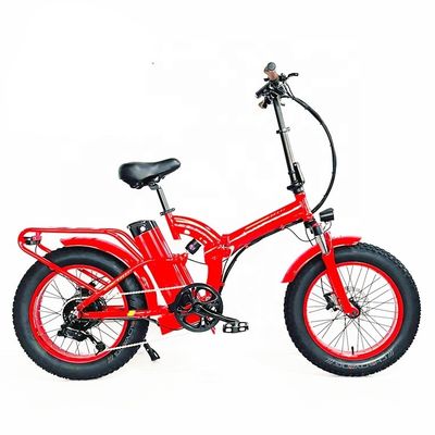 Ширина шины 20 * 4 &quot; 48V 21ah Литийная батарея 1000W Электрический полный подвес складной велосипед