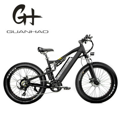 Shimano 7 скорости 1000 Вт средний привод Мотор электрический велосипед 26 дюймов для 2023 Fat Tire E Bikes