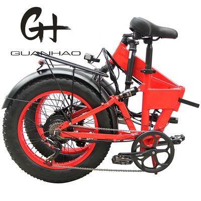 20" полная подвеска снег 500W 14AH 4.0 жирная шина электрический скрытый аккумулятор складной велосипед