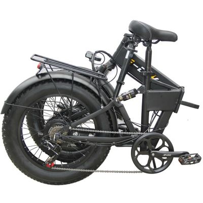 20" полная подвеска снег 500W 14AH 4.0 жирная шина электрический скрытый аккумулятор складной велосипед