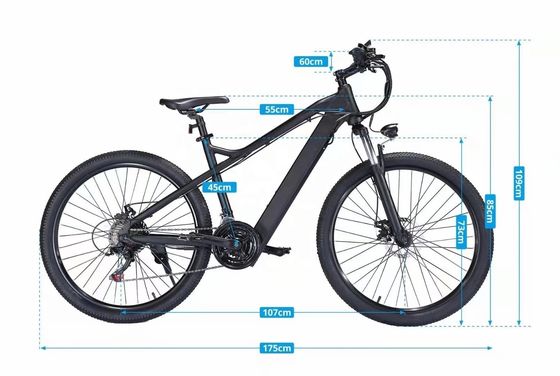 26&quot; 21Скорость 48В 500W 14AH Литийная батарея OEM Эбике индивидуальный горный электрический велосипед