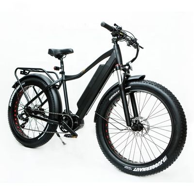 500 ватт 17AH аккумулятор 8Fun Средний мотор M600 26 "4,0 Снежная шина Электрический горный велосипед