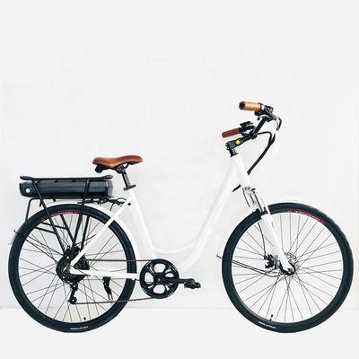 26&quot;*1.95 Kenda Шина 28&quot; 36V350W 28KM/H 14AH Литийная батарея OEM/ODM EN15194 Женщины Электрический городской велосипед