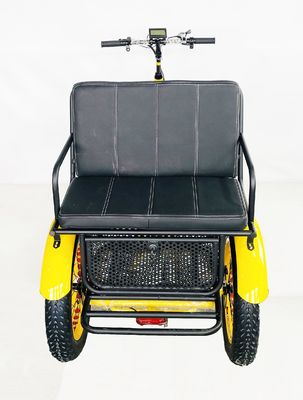 US Fat Tire Электрический пассажирский трехколесный велосипед с мотором Bafang мощностью 1000 Вт и алюминиевой педалью