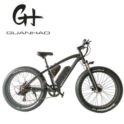 26 дюймовый Hi-Ten Steel Frame 48V 500W 10.4AH Китайский снежный жирный шины горный электрический велосипед
