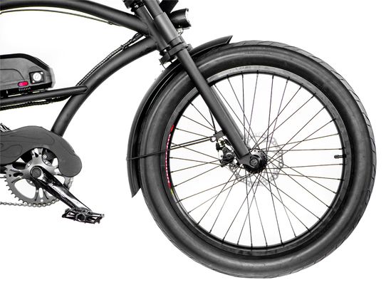 Электровелосипед 24&quot;x3.0 шины 1000W 17AH Hi-Ten стальной рамы 50KM/H Shimano Speed Cruiser