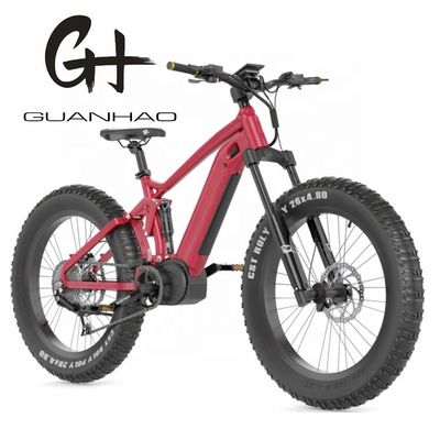 Аккумулятор 26 дюймов Bafang M620 Средний мотор 48V 750W 10.5AH CE 45KM/H Fat Tire EBIKE