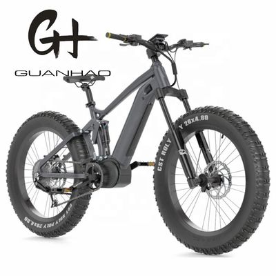 Аккумулятор 26 дюймов Bafang M620 Средний мотор 48V 750W 10.5AH CE 45KM/H Fat Tire EBIKE