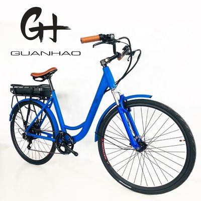 27.5&quot; 48V 500W 14AH 45KM/H EN15194 CE Stock Lady Electric City Ebike с задней 7-ступенчатой передачей