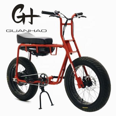 Дисковый тормоз 20 дюймов 750w 1000w двойная батарея электрическая жировая шина горный велосипед винтаж 2 места пляжный крейсер Макс 50 км / ч эбики