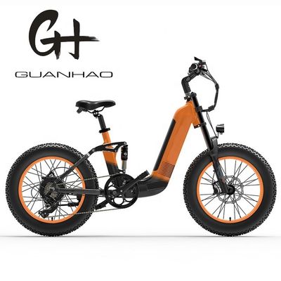 1000W 14AH полная подвеска рама 20&quot;x4.0 жирная шина большая плоская снежная шина дисковый тормоз Эбики