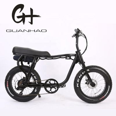 Стильный 20&quot; 48V 500W безстылочный задний мотор колесо 4.0 жирная шина электрический городской вертолет велосипед