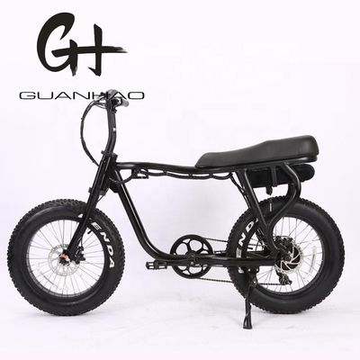Стильный 20&quot; 48V 500W безстылочный задний мотор колесо 4.0 жирная шина электрический городской вертолет велосипед