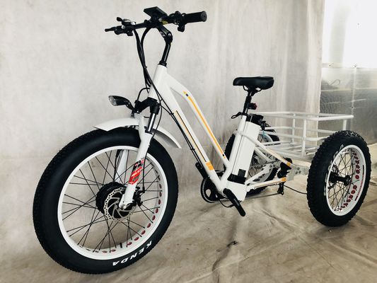 Большая мощность 48В 13AH 750W 45КМ/ч UL2849 Bafang Передний мотор Электрический жирный шины трехколесный 20