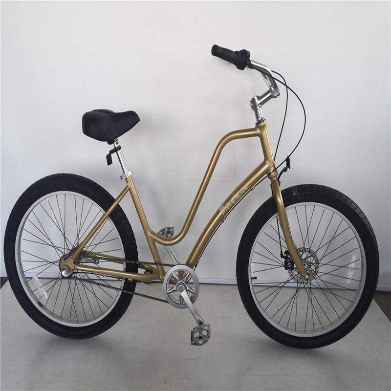 26х3 дюймовый унисексный шаг через алюминиевую раму 3 Speed Beach Cruiser Bike для аренды в США