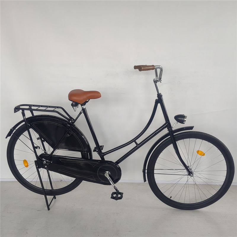 Односкоростной 28 дюймов Vintage Classic Black Lady Oma Holland City Cruiser Голландский велосипед Велосипед для женщин