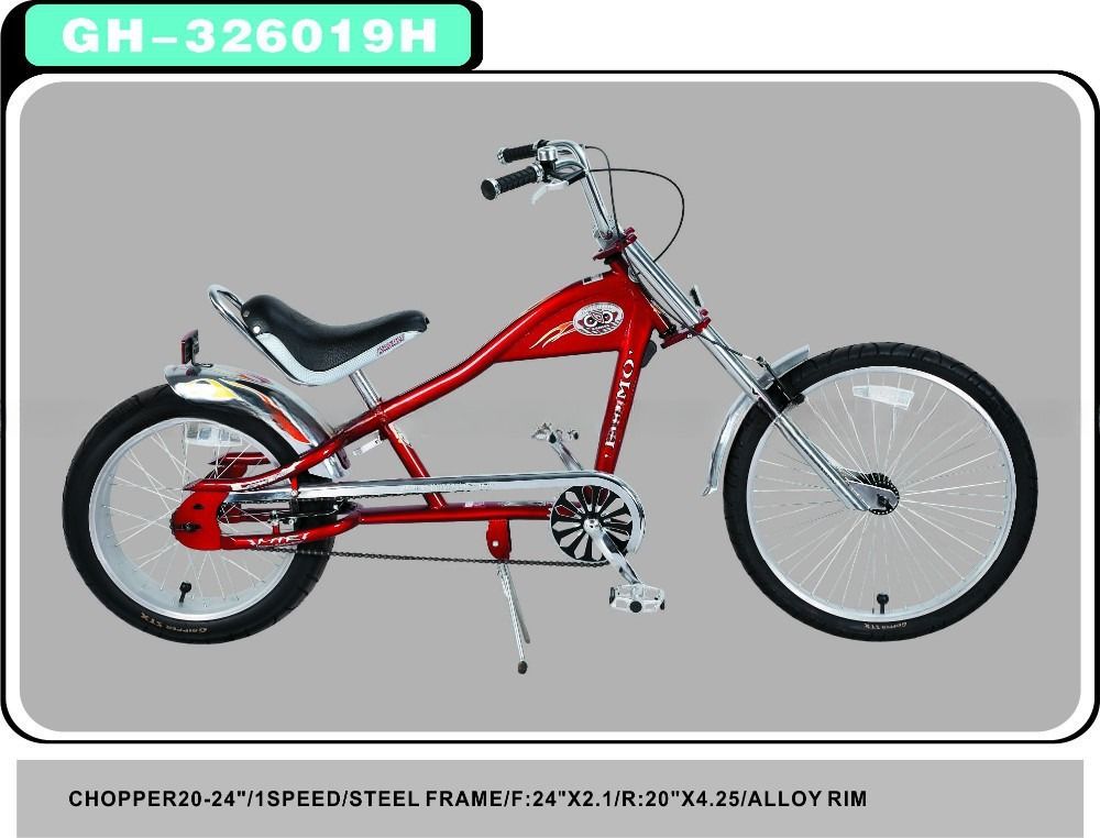 Пластиковый педаль 20-24 дюймов Chopper велосипед для мужчин и женщин Модель Chopper велосипед в США
