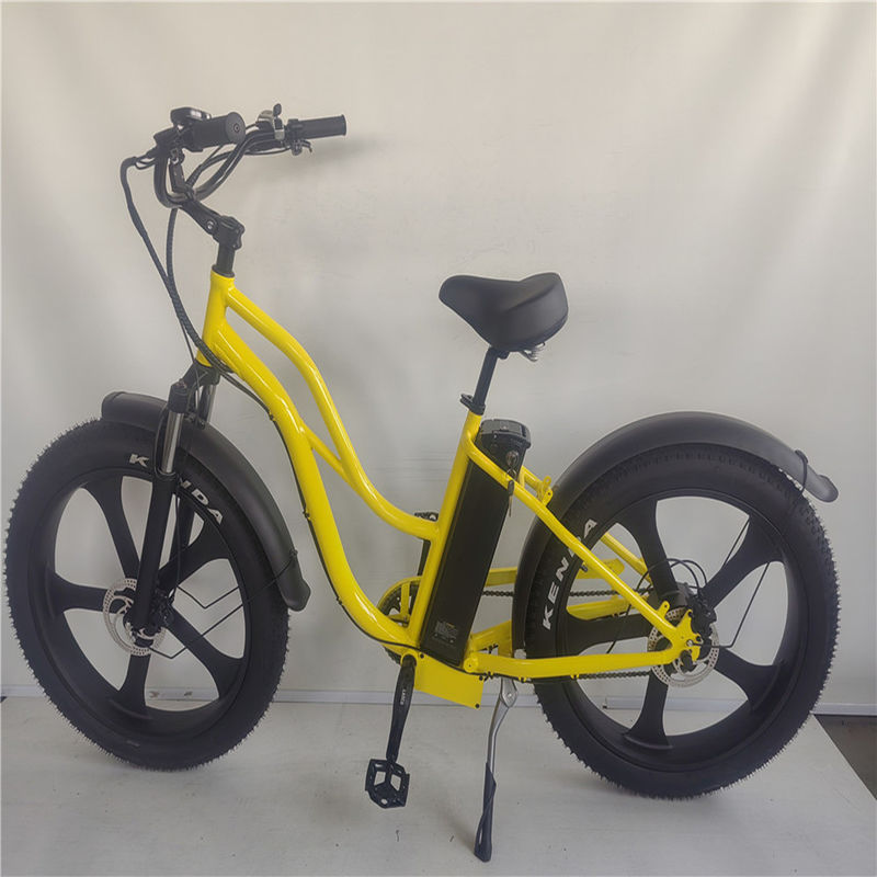 26 дюймовый Bafang Motor 750W 48V 5 спиц Шаг через большие шины жирные шины электрические велосипеды