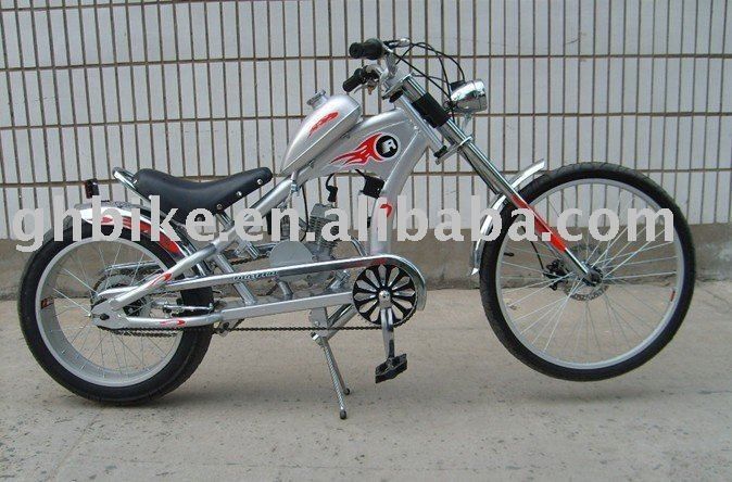 Сертифицированный ROSH 24 &quot;GAS Motor Chopper велосипед и стальной форк материал для максимальной производительности