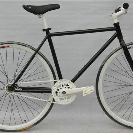Стальная вилка GHBIKE 700c Fixie Bike Fixed Gear Bike с цепью KMC и красивым дизайном