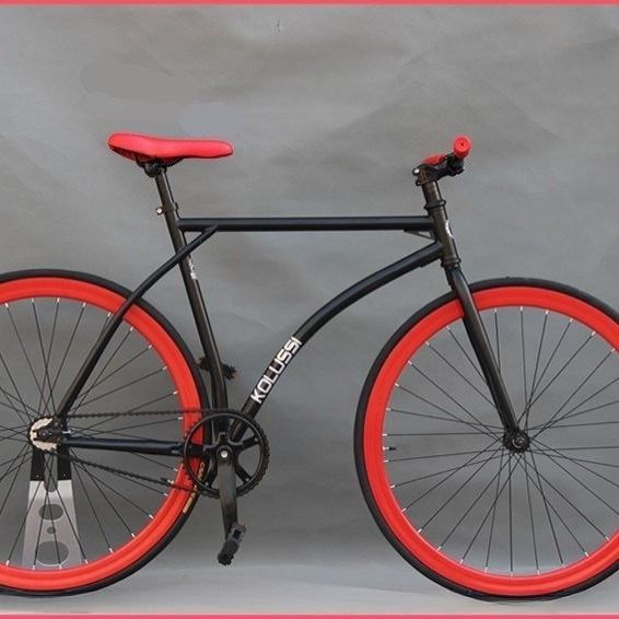 GHBIKE 700c 23C Fixie Bike Фиксированный скоростной велосипед Односкоростной велосипед Рама Материал Сталь