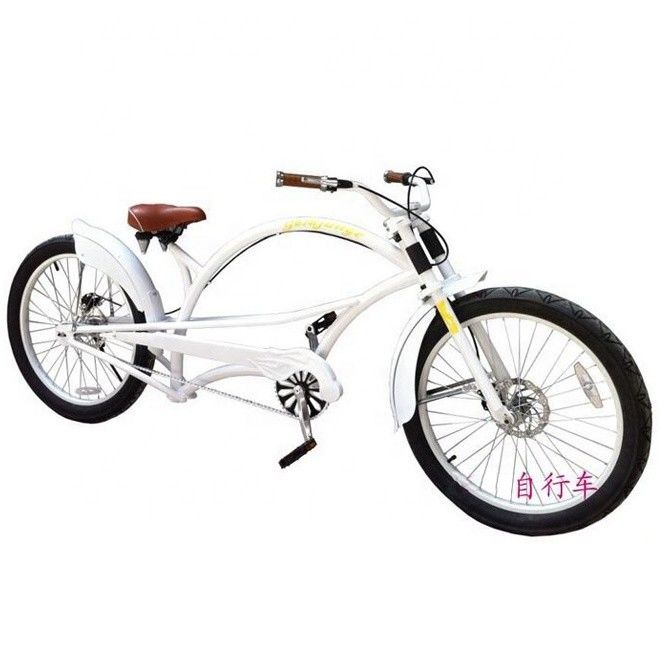 Алюминиевая вилка 24&quot; 3,0 шины CE OEM односкоростной Chopper Cruiser Велосипед с дисковым тормозом