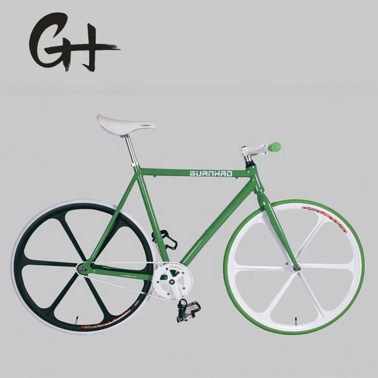 700C Teny Mag 5-Spoke Wheel Fixie Bike Фиксированный скоростной велосипед для мужчин Грузоподъемность 150 кг конец