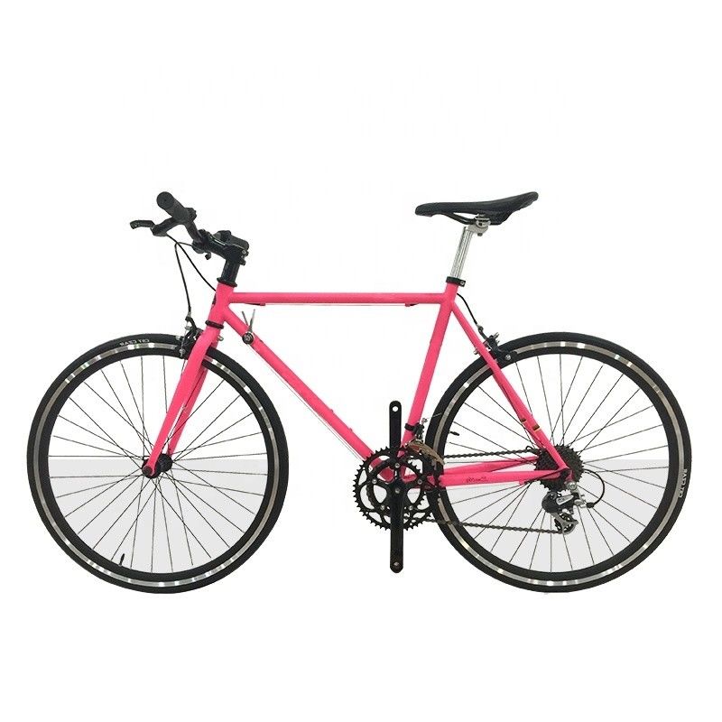 Алюминиевый беспроводной ствол 700C Hi-Ten Steel Frame Sunrace 14S Скорости дорожного велосипеда для взрослых