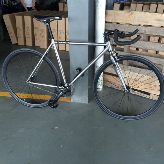 700C Single Speed Flip Flop Fixie Bike с жесткой рамой 11 кг OEM настройка хрома