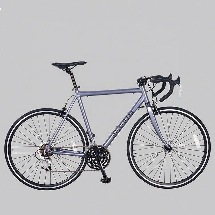 Вилка Алюминиевый сплав SHIMANO 700C Рама для гоночного велосипеда 18 скорости Алюминиевый ремень 14