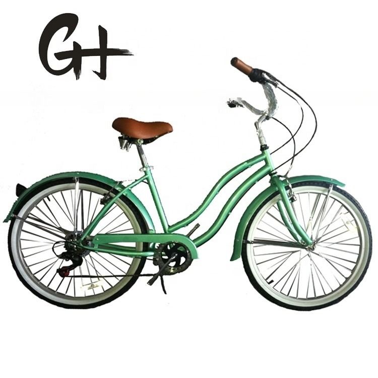 26&quot; Shimano 7 Speed Женщины Леди США 26*2.125 Девушка Белая шина Белый Крузер