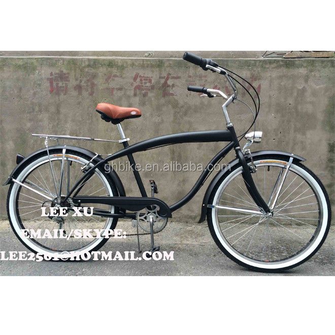 Удобный и долговечный мужской велосипед 6 скоростей Beach Cruiser с 170 мм коленчатой ручкой
