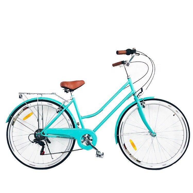 700C Hi-Ten Steel Frame USA OEM Женский городской велосипед с 7 скоростями и ремнями из алюминиевого сплава