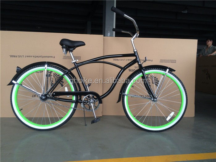 Зелёный алюминиевый канат 26 дюймовый Schwinn Beach Cruiser Bike для мужчин Вага 18 кг
