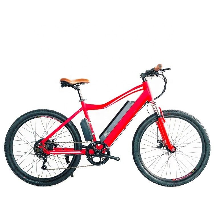 500W 48V14AH 28MPH Алюминиевый каркас 26&quot; Передняя подвеска Электрический горный велосипед для мужчин