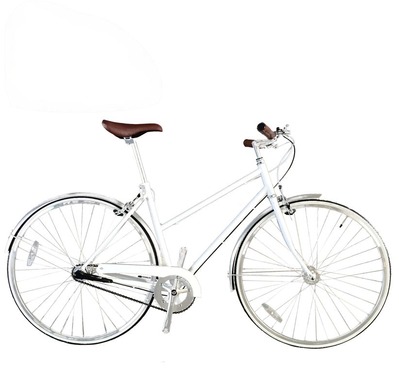 Винтажный CR-MO Steel 4130 Lady Women Girl Внутренний 3-скоростной городской велосипед для рынка Европы