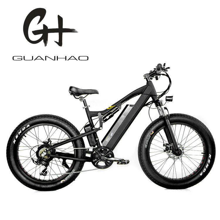 26*2.2 Резина Kenda 48V 17AH Полная подвеска Электрический горный велосипед 1000W BaFang Мотор