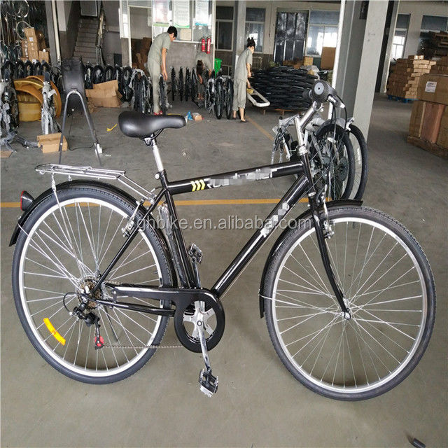 Взрослый гибридный велосипед 700C 6 скорости Lady City Cruiser велосипед с валовым весом 17 кг