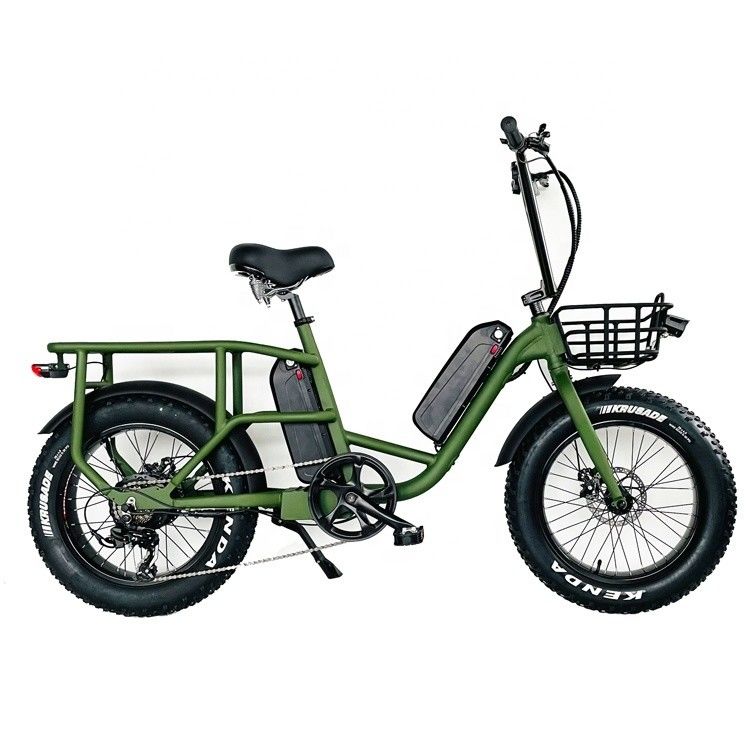 20&quot; 48V 34AH Литийная батарея 1000W 50KM/H Алюминиевая рама 7 скоростей Грузовой электрический двойной гибридный аккумулятор жирная снежная шина 4.0 велосипед