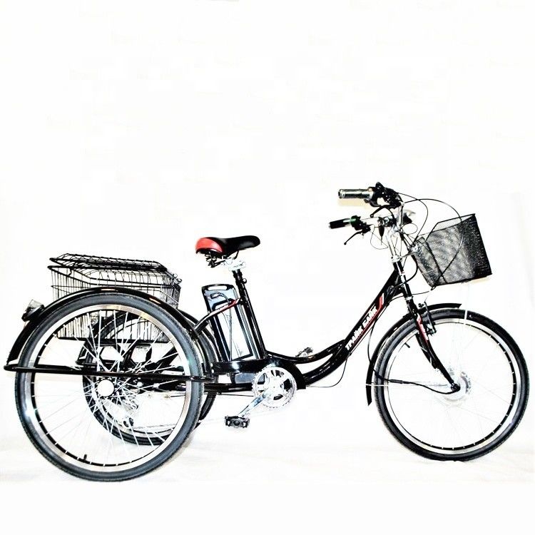24&quot; задний центр мотора стальной рамы 7 скоростей 36V350W 35КМ/ч унисекс для взрослых электрические трехколесные