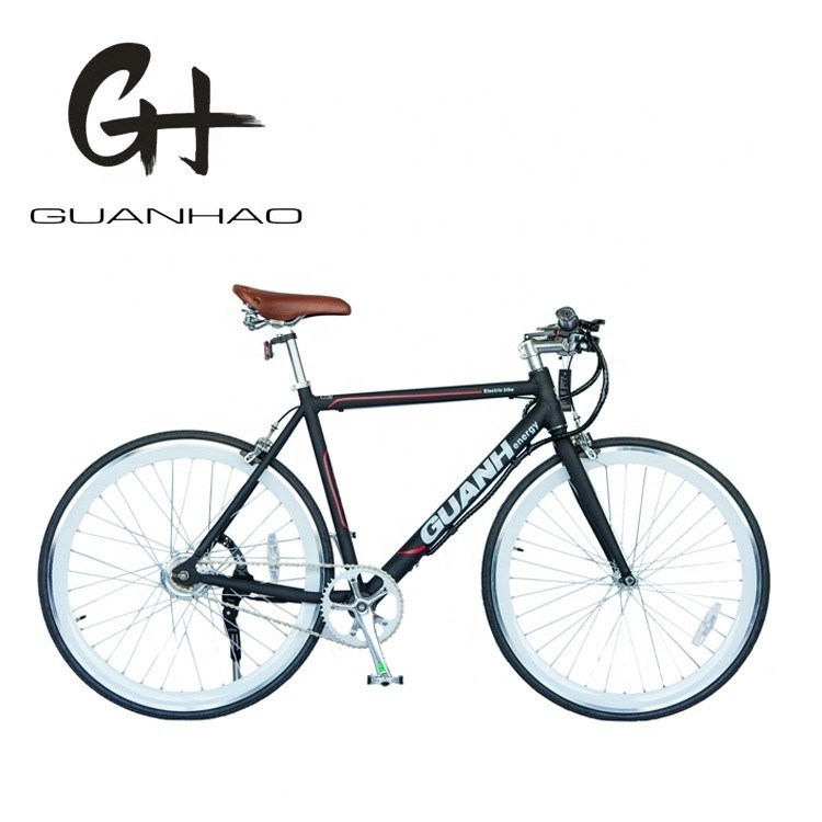 700C Алюминиевый электрический велосипед CE EN15194 Сертифицированный 36V 350W Мотор 10.8AH Скрытая литиевая батарея