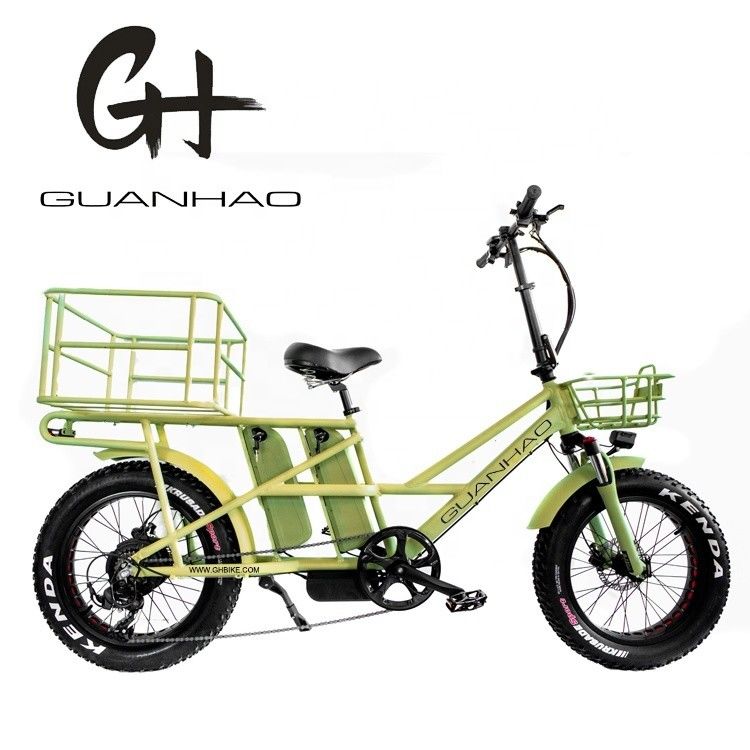 Рама из алюминиевого сплава 48V34AH 1000W Fat Tire Эбик с двумя батареями и двумя корзинами