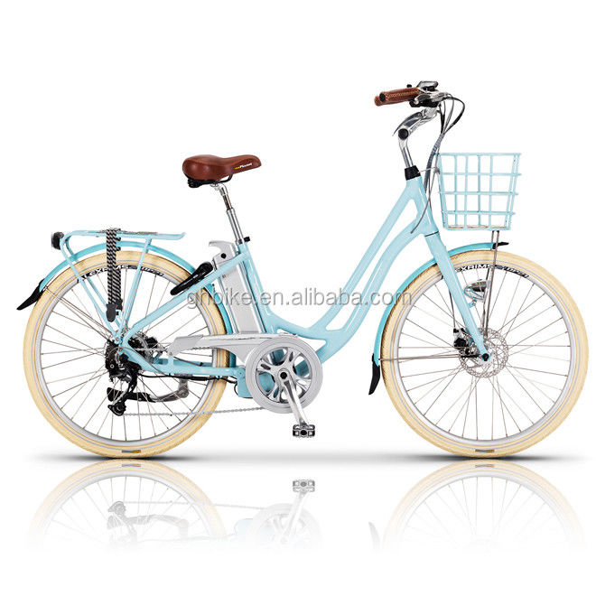 Леди Beach Cruiser Vole Kensington электрический велосипед с 48V напряжением и алюминиевой рамой